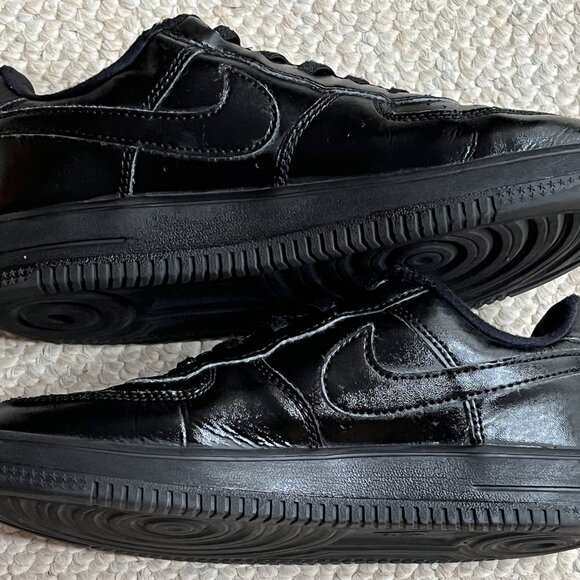 Nike Air Force 1 Boys Girls Size 3Y Black AF1 Sneakers FN0237-001 Year 2024 Shoe - Picture 9 of 12